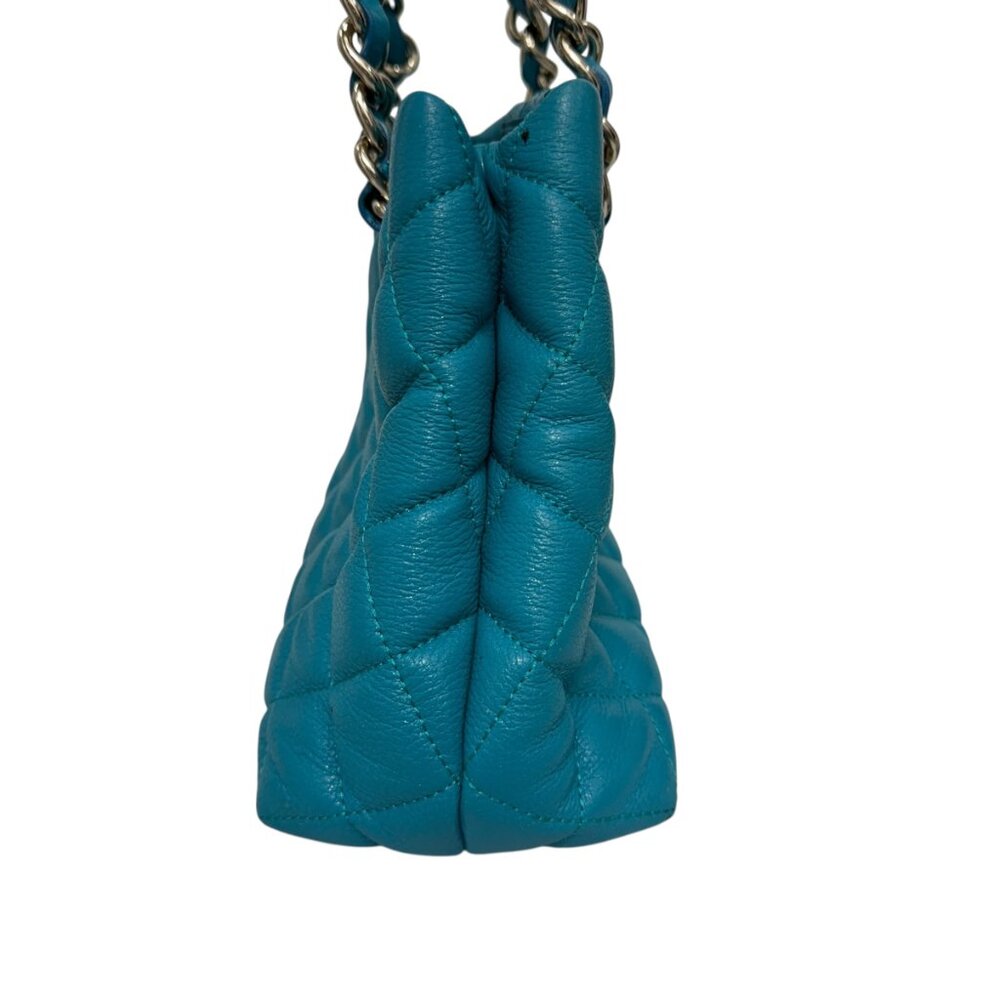 Kate Spade Gold Coast Small Maryanne Quilted Mid Teal Leather bag - Picture 3 of 16